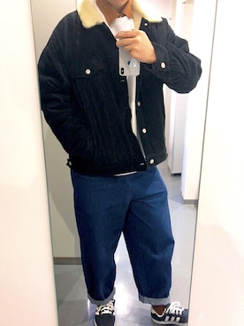 院生Tomさん(メンズ・178cm)の冬コーディネート