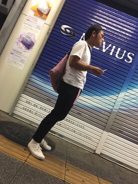「SHIPS（シップス）のアイテム（ハンチング/ベレー帽）」を使った、ともきさん（メンズ・165cm）の夏コーディネート