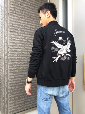 「アイテム（ブルゾン）」を使った、ベリーさん（メンズ・176cm・30代）の春コーディネート
