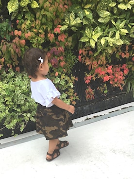 miya❤︎mioさん（キッズ・80cm）の夏コーディネート