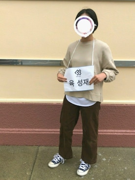 「ボーイッシュ」｜하루가さん（レディース・155cm・10代）の冬コーディネート