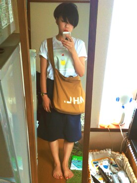 ぴーりこさん（レディース・157cm）の夏コーディネート