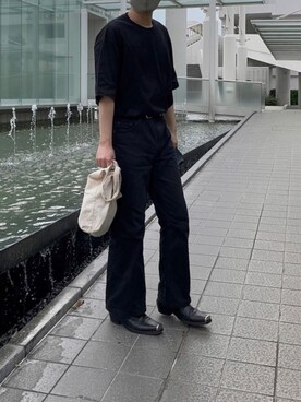 「asos（エイソス）のアイテム（ブーツ）」を使った、uyu  さん（メンズ・168cm）の春コーディネート