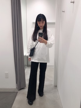 「アイテム（トップス）」を使った、Chikaさん（レディース・161cm・20代）の春コーディネート