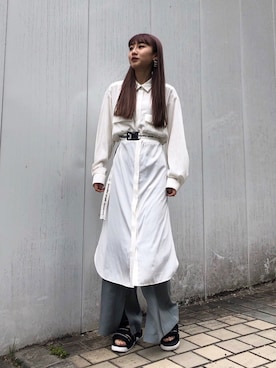 「アイテム（ファッション雑貨）」を使った、Chikaさん（レディース・161cm）の春コーディネート