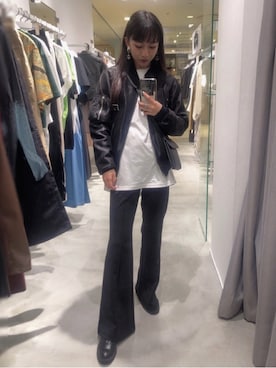 「アイテム（アクセサリー）」を使った、Chikaさん（レディース・161cm）の春コーディネート