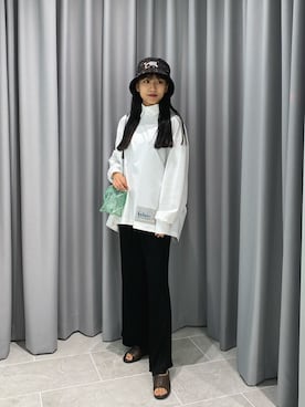 「アイテム（サンダル）」を使った、Chikaさん（レディース・161cm）の夏コーディネート