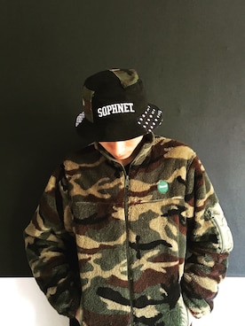 「fuct（ファクト）のアイテム（ジャケット/アウター）」を使った、占米师傅さん（メンズ・182cm）の春コーディネート