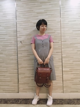 「Accessorize（アクセサライズ）のアイテム」を使った、ダニエルさん（レディース・155cm）の夏コーディネート