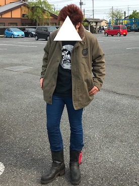 「Alpha Industries（アルファインダストリーズ）のアイテム（ブーツ）」を使った、yuu imaiさん（メンズ・165cm）の春コーディネート