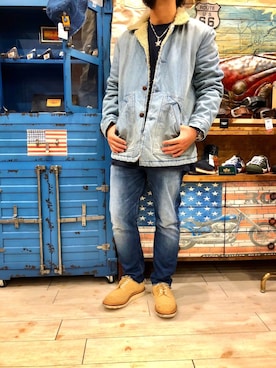 「Alpha Industries（アルファインダストリーズ）のアイテム（シューズ）」を使った、yuu imaiさん（メンズ・165cm）の秋コーディネート