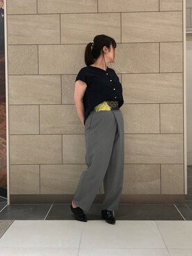 「Cepica（セピカ）のアイテム（パンツ）」を使った、marika.yさん（レディース・156cm）の夏コーディネート
