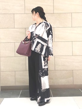 「Cepica（セピカ）のアイテム（パンツ）」を使った、marika.yさん（レディース・156cm）の夏コーディネート