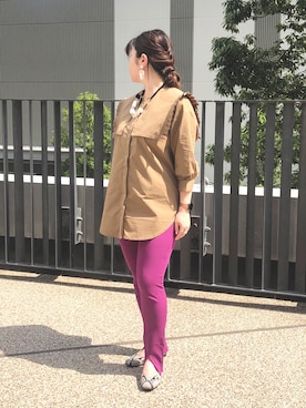 「Cepica（セピカ）のアイテム（アクセサリー）」を使った、marika.yさん（レディース・156cm）の秋コーディネート