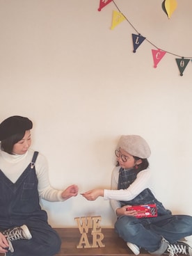 ひまひなふわさん（キッズ・125cm）の冬コーディネート