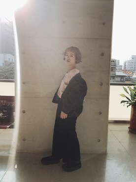 「VII&CO（VII&CO）のアイテム（ジャケット/アウター）」を使った、小伊娃さん（レディース・158cm）の冬コーディネート