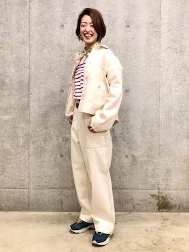 「SMITH'S（スミス）のアイテム（ジャケット/アウター）」を使った、まこさん（レディース・163cm）の冬コーディネート