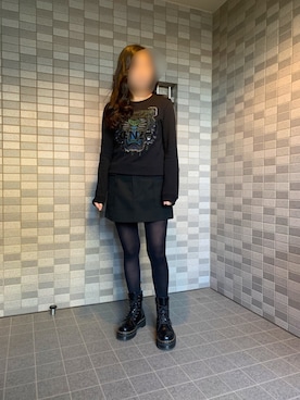 「KENZO」｜「アイテム（スカート）」を使った、rsk121さん（レディース・153cm）の春コーディネート