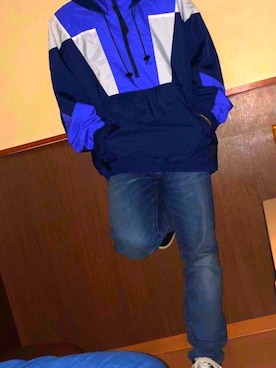 「BEAUTY&YOUTH UNITED ARROWS（ビューティーアンドユースユナイテッドアローズ）のアイテム（ナイロンジャケット）」を使った、かいとさん（メンズ・171cm）の春コーディネート