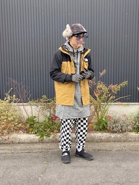 「masterkey（マスターキー）のアイテム（帽子）」を使った、Ko_Seさん（メンズ・173cm）の冬コーディネート