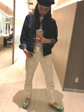 「MAISON SCOTCH（メゾンスコッチ）のアイテム（その他パンツ）」を使った、risaaxoxoさん（レディース・172cm）の春コーディネート