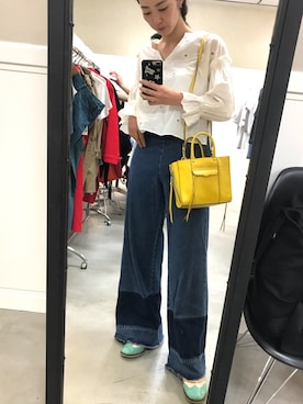 「WAVEN（ウォーヴン）のアイテム」を使った、risaaxoxoさん（レディース・172cm）の秋コーディネート