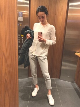 risaaxoxoさん（レディース・172cm）の冬コーディネート