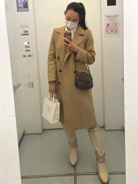 「ポニーテール」｜risaaxoxoさん（レディース・172cm・30代）の冬コーディネート