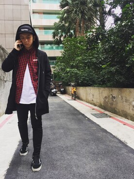 「hat」｜柳杰希さん（メンズ・165cm）の春コーディネート