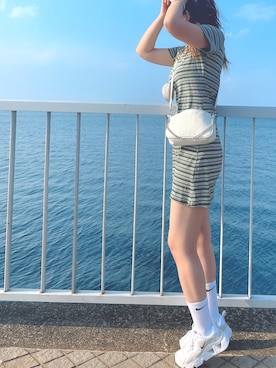 「shein」｜篠田世界観さん（レディース・163cm）の夏コーディネート