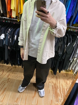 「orslow」｜「アイテム（アクセサリー）」を使った、HYOKIさん（メンズ・170cm）の秋コーディネート
