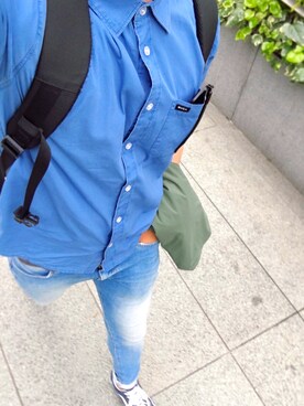 「summer style」｜「アイテム（ジャケット/アウター）」を使った、Tatsuya Tokuraさん（メンズ・172cm）の夏コーディネート