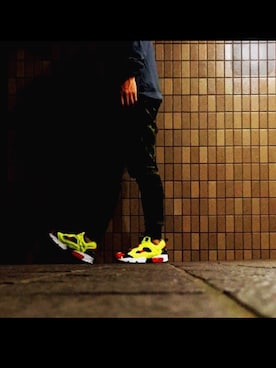 「INSTA PUMP FURY」｜r_y_oさん（メンズ・172cm）の冬コーディネート