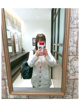 「Marc by Marc Jacobs（マークバイマークジェイコブス）のアイテム（バックパック/リュック）」を使った、やま あやさん（レディース・154cm）の秋コーディネート