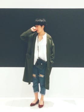「movieday」｜ziさん（レディース・157cm）の春コーディネート