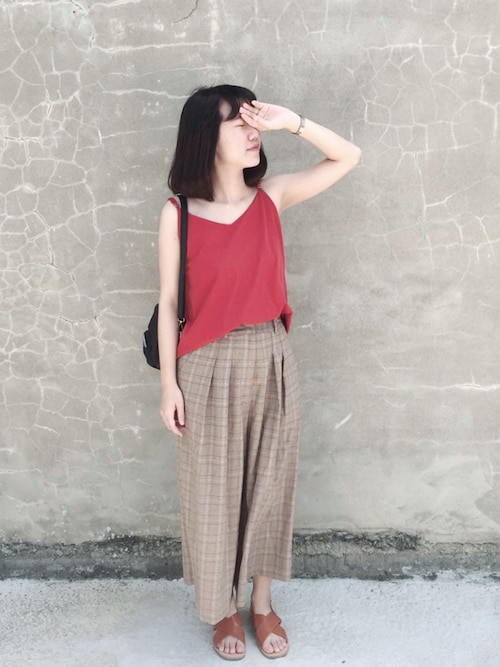 トータルコーデ　すべてタグ付き！ zi｜taobaoのトップスを使ったコーディネート - WEAR