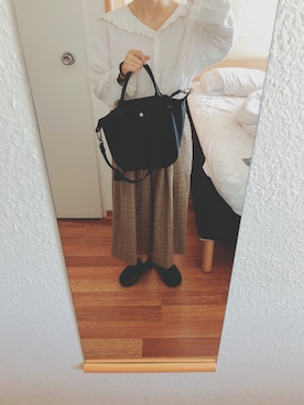 「CASIO」｜「アイテム（サンダル）」を使った、ziさん（レディース・157cm）の秋コーディネート