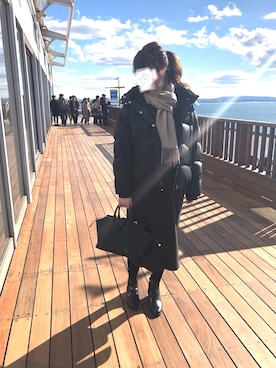 「Levi's（リーバイス）のアイテム（ダウンジャケット/コート）」を使った、ARさん（レディース・171cm）の冬コーディネート