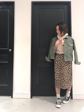 「Banner Barrett（バナーバレット）のアイテム（スウェット）」を使った、miyu___kiさん（レディース・153cm）の春コーディネート
