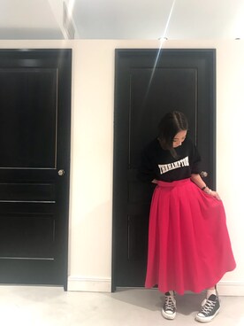 「Banner Barrett（バナーバレット）のアイテム（スウェット）」を使った、miyu___kiさん（レディース・153cm）の春コーディネート