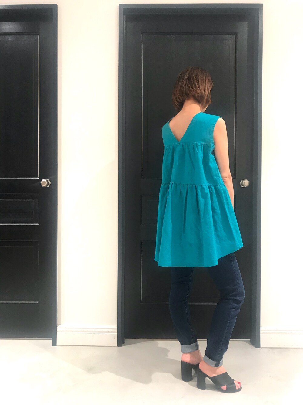 BANNER BARRETT  コットンリネンティアードブラウス Banner Barrett（バナーバレット）の「COTTON LINEN BLOUSE/コットン