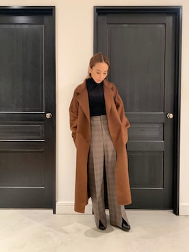 「Banner Barrett（バナーバレット）のアイテム（テーラードジャケット）」を使った、miyu___kiさん（レディース・153cm）の秋コーディネート