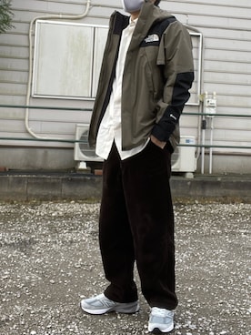 「アイテム（マウンテンパーカー）」を使った、ズミマサさん（メンズ・172cm）の冬コーディネート