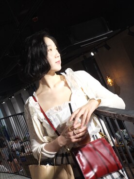 「ulla johnson（ウラジョンソン）のアイテム」を使った、yugenさん（レディース・163cm）の夏コーディネート