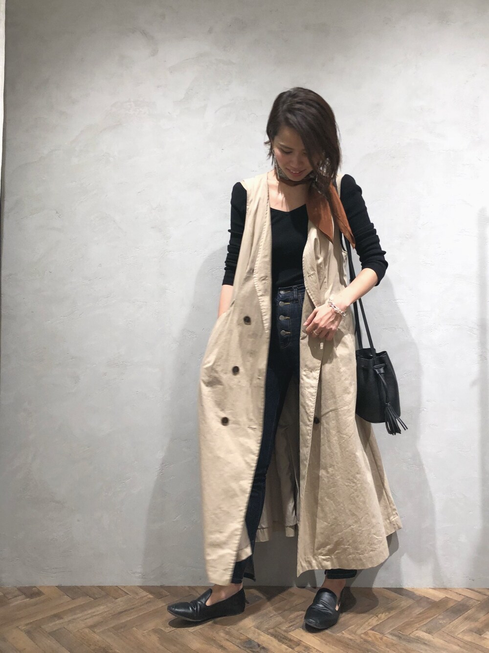 sakiko｜ETRE TOKYOのトレンチコートを使ったコーディネート - WEAR