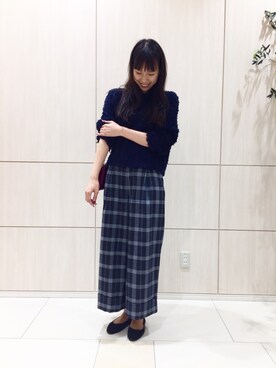 な つ みさん（レディース・170cm）の秋コーディネート