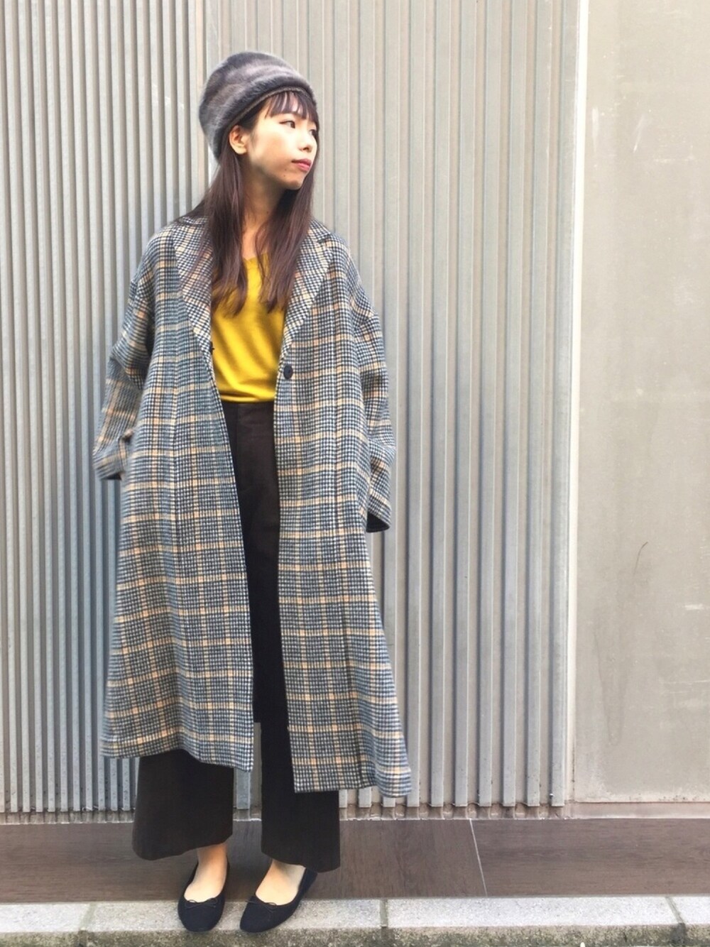 な つ みさんの「TICCA×URBAN RESEARCH　ガウンコート（URBAN RESEARCH）」を使ったコーディネート