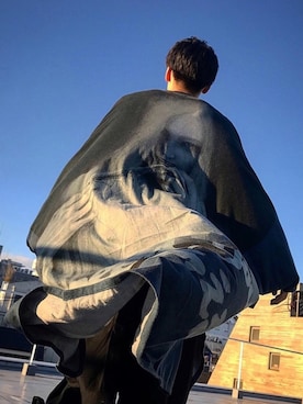 「Yohji Yamamoto（ヨウジヤマモト）のアイテム（その他トップス）」を使った、Yusakuさん（メンズ・183cm）の春コーディネート