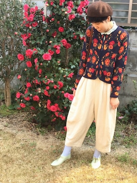 「chou chou de maman（シュシュドママン）のアイテム」を使った、ふみさん（レディース・168cm）の春コーディネート