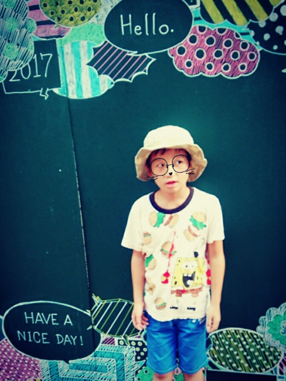 「SummerVacation、夏休み」｜「UNIQLOのアイテム（その他、ベージュ系）」を使った、k.k.kさん（レディース・165cm）の夏コーディネートの1枚目の写真